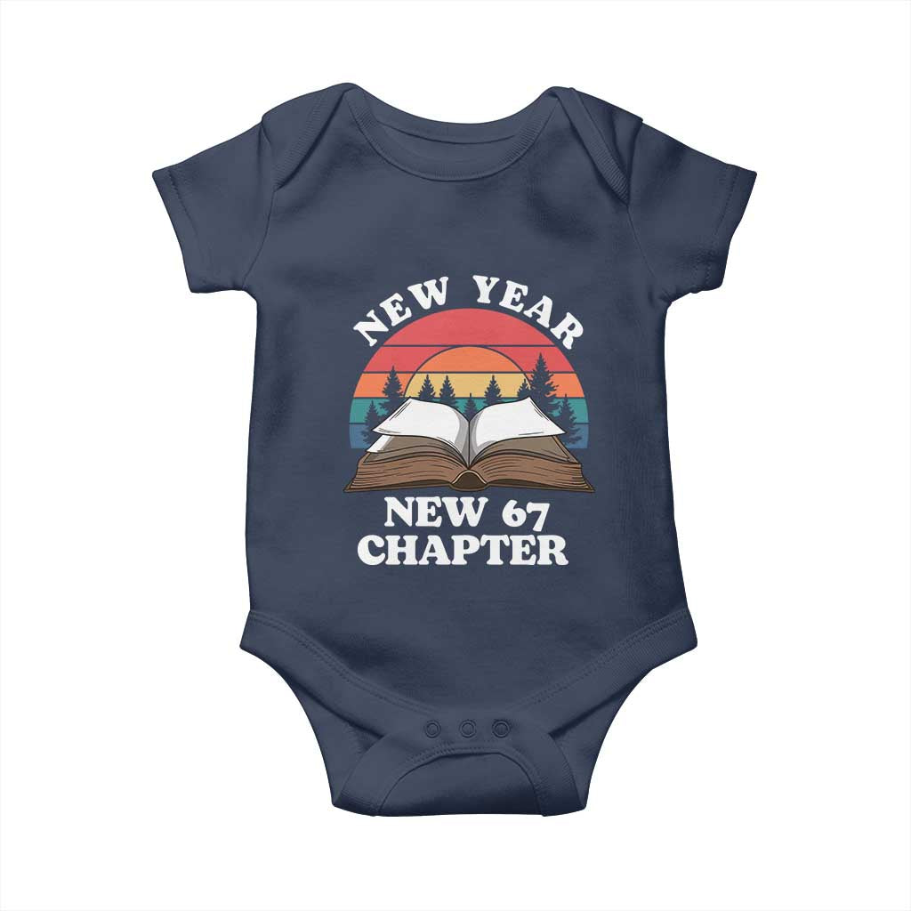Funny Six Seven Meme Baby Onesie New Year New 67 Chapter - Wonder Print Shop