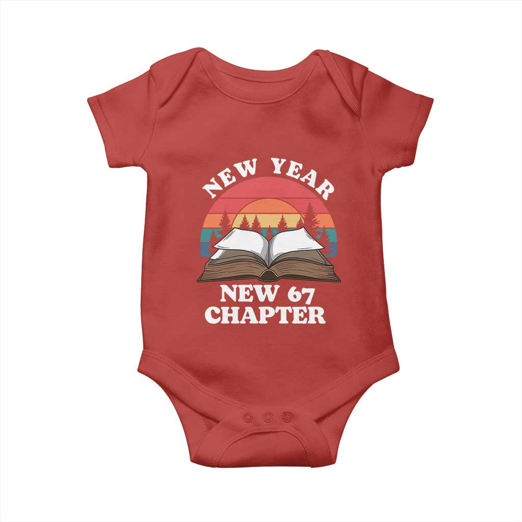 Funny Six Seven Meme Baby Onesie New Year New 67 Chapter - Wonder Print Shop