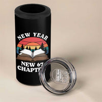 Funny Six Seven Meme 4 in 1 Can Cooler Tumbler New Year New 67 Chapter - Wonder Print Shop