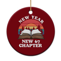 Funny Six Seven Meme Ceramic Ornament New Year New 67 Chapter - Wonder Print Shop