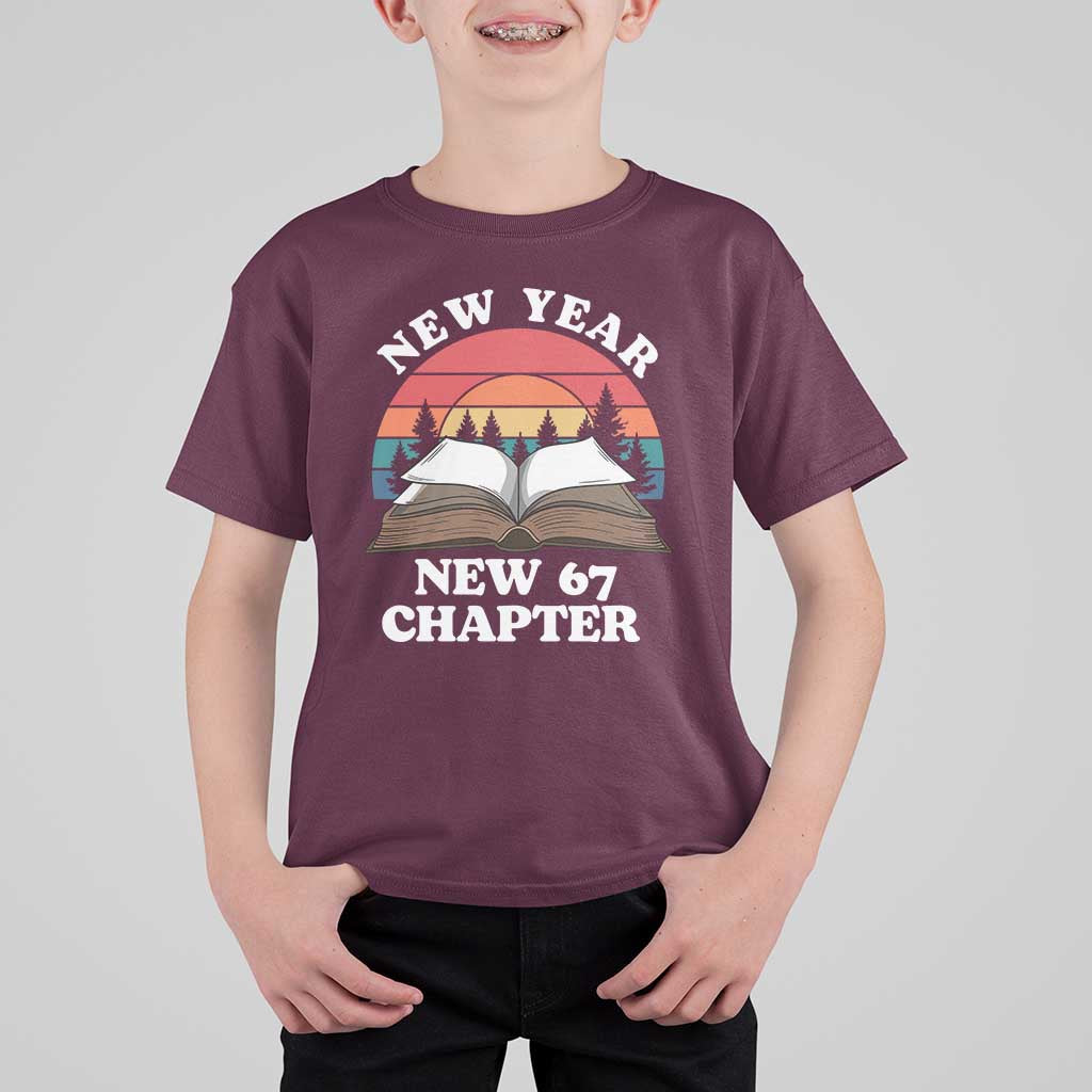 Funny Six Seven Meme T Shirt For Kid New Year New 67 Chapter - Wonder Print Shop