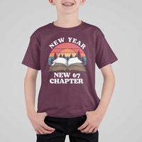 Funny Six Seven Meme T Shirt For Kid New Year New 67 Chapter - Wonder Print Shop