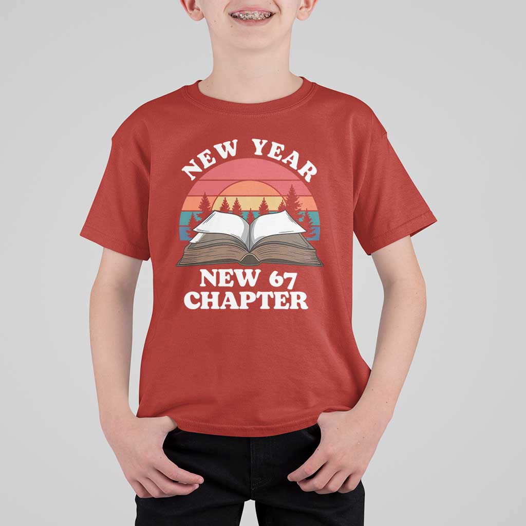 Funny Six Seven Meme T Shirt For Kid New Year New 67 Chapter - Wonder Print Shop
