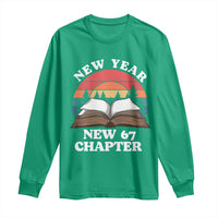 Funny Six Seven Meme Long Sleeve Shirt New Year New 67 Chapter - Wonder Print Shop