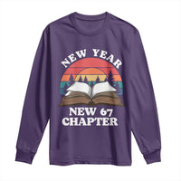 Funny Six Seven Meme Long Sleeve Shirt New Year New 67 Chapter - Wonder Print Shop