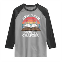 Funny Six Seven Meme Raglan Shirt New Year New 67 Chapter - Wonder Print Shop