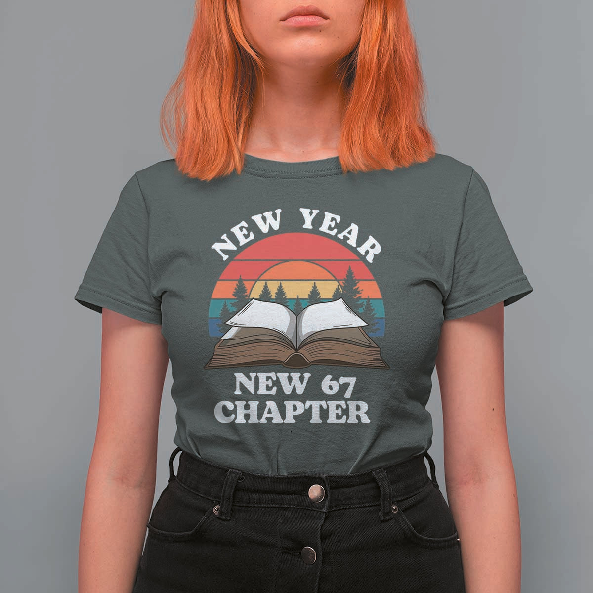 Funny Six Seven Meme T Shirt For Women New Year New 67 Chapter - Wonder Print Shop