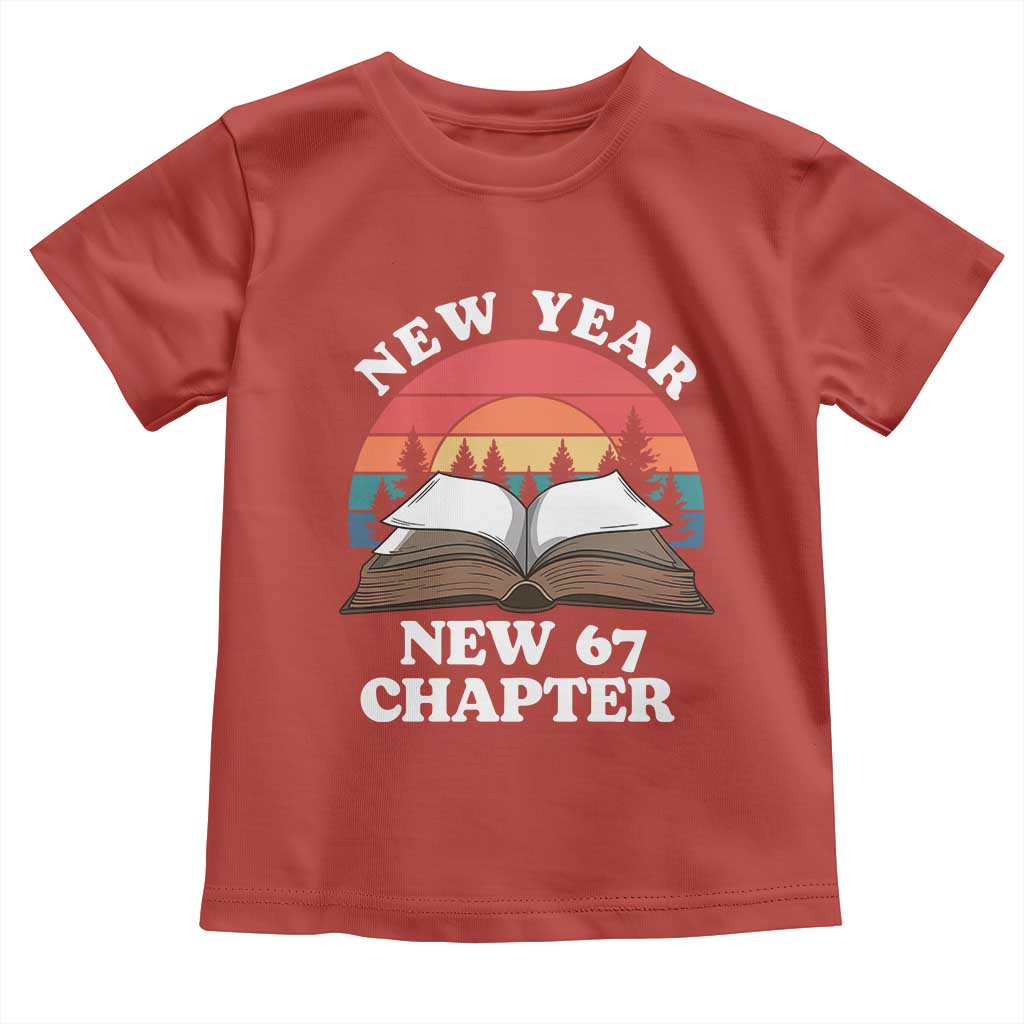 Funny Six Seven Meme Toddler T Shirt New Year New 67 Chapter - Wonder Print Shop