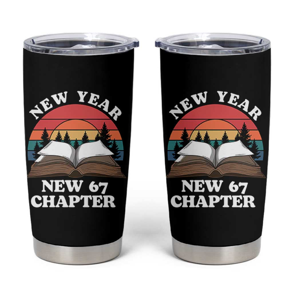 Funny Six Seven Meme Tumbler Cup New Year New 67 Chapter - Wonder Print Shop