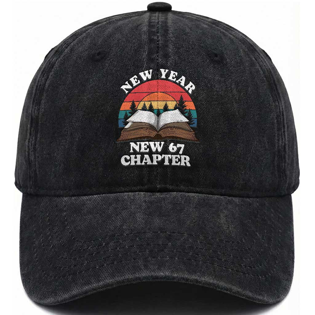 Funny Six Seven Meme Washed Cotton Baseball Cap New Year New 67 Chapter