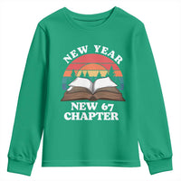 Funny Six Seven Meme Youth Sweatshirt New Year New 67 Chapter - Wonder Print Shop