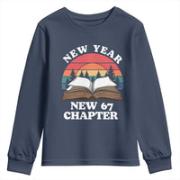 Funny Six Seven Meme Youth Sweatshirt New Year New 67 Chapter - Wonder Print Shop