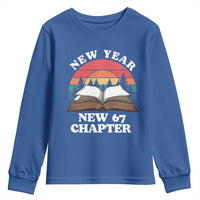 Funny Six Seven Meme Youth Sweatshirt New Year New 67 Chapter - Wonder Print Shop