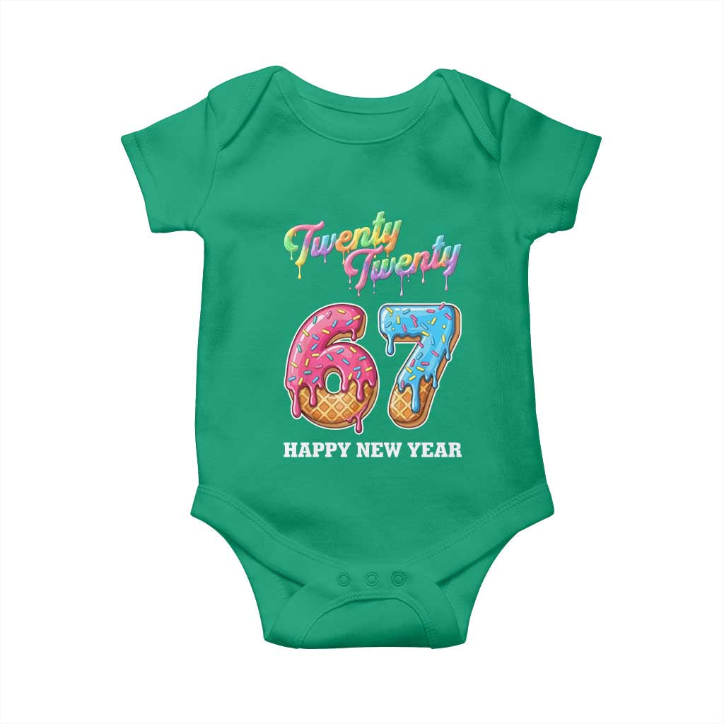 67 Six Seven Meme Baby Onesie New Year 2026 Ice Cream Drip - Wonder Print Shop
