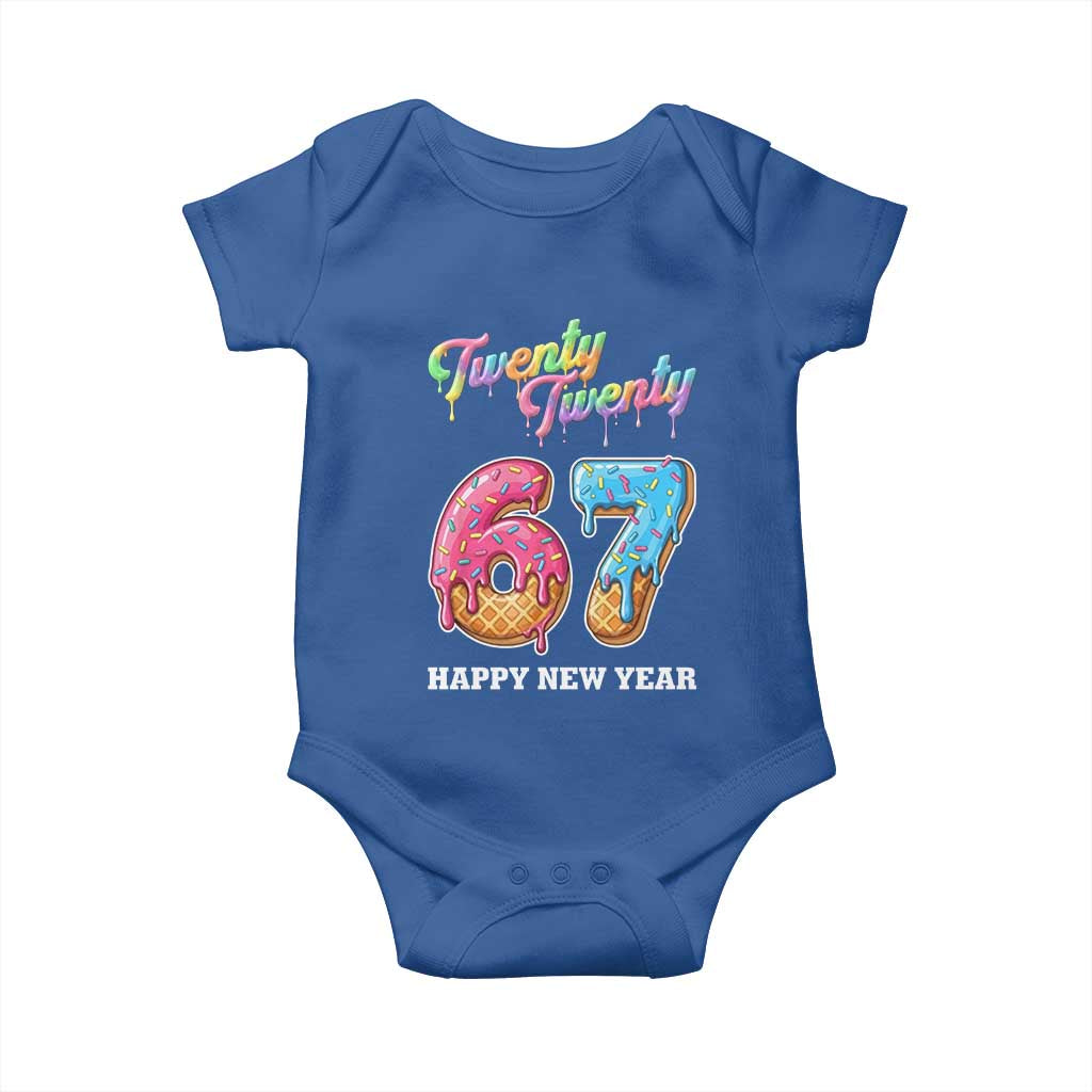 67 Six Seven Meme Baby Onesie New Year 2026 Ice Cream Drip - Wonder Print Shop