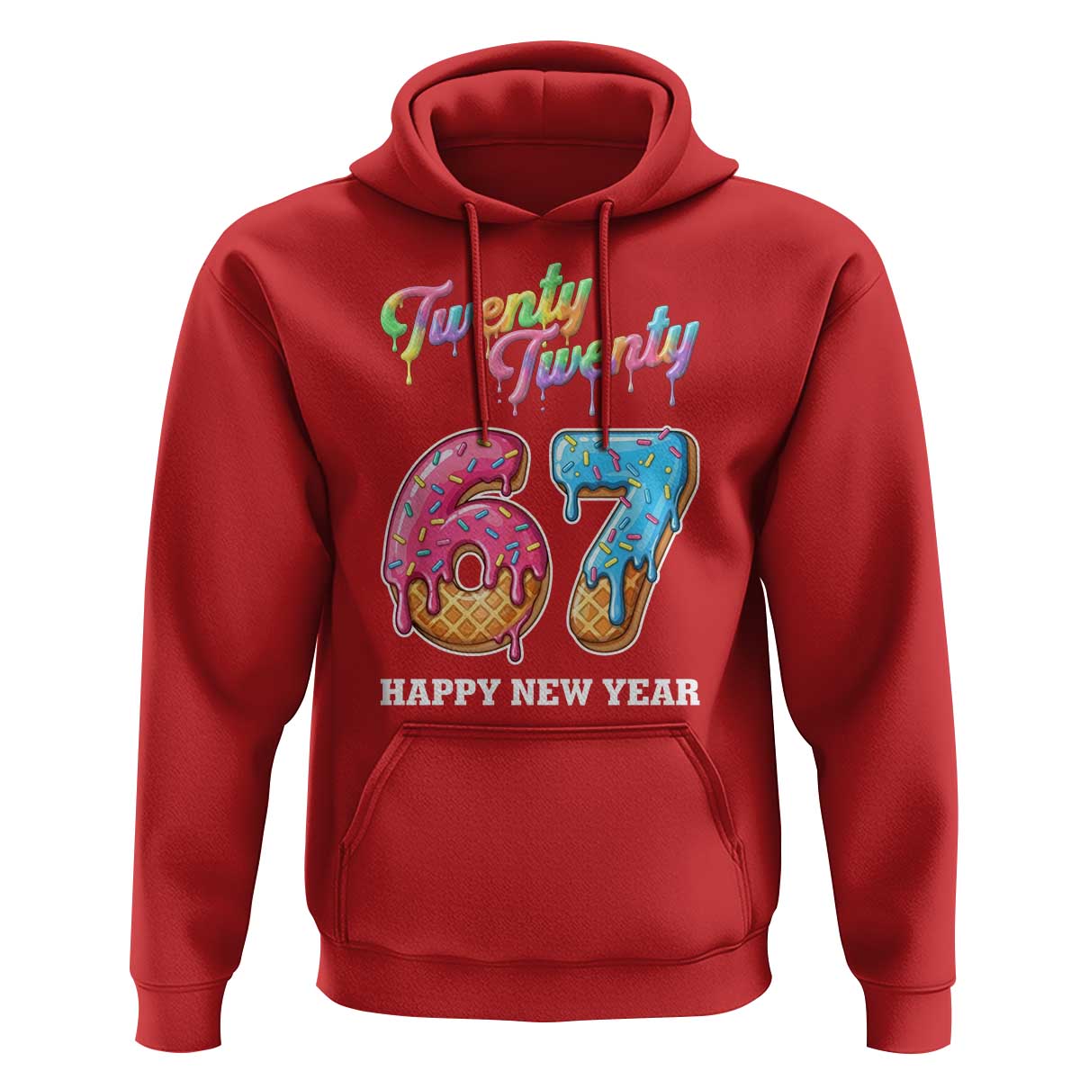 67 Six Seven Meme Hoodie New Year 2026 Ice Cream Drip - Wonder Print Shop