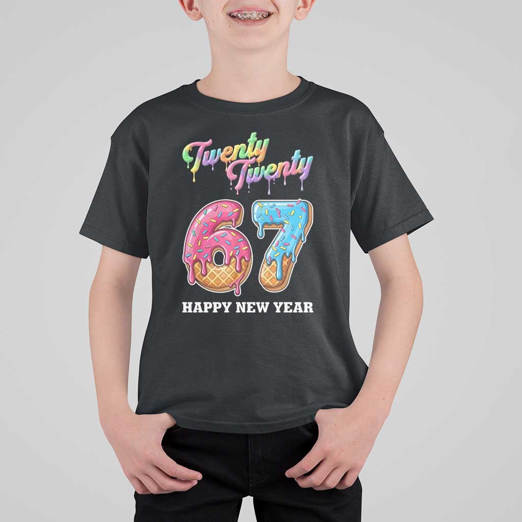 67 Six Seven Meme T Shirt For Kid New Year 2026 Ice Cream Drip - Wonder Print Shop