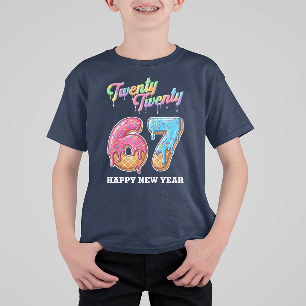 67 Six Seven Meme T Shirt For Kid New Year 2026 Ice Cream Drip - Wonder Print Shop