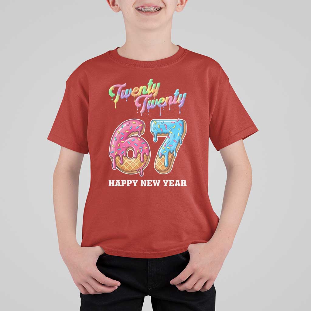 67 Six Seven Meme T Shirt For Kid New Year 2026 Ice Cream Drip - Wonder Print Shop