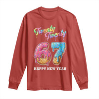 67 Six Seven Meme Long Sleeve Shirt New Year 2026 Ice Cream Drip - Wonder Print Shop