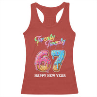 67 Six Seven Meme Racerback Tank Top New Year 2026 Ice Cream Drip - Wonder Print Shop