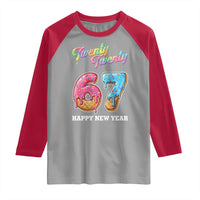 67 Six Seven Meme Raglan Shirt New Year 2026 Ice Cream Drip - Wonder Print Shop