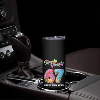 67 Six Seven Meme Skinny Tumbler New Year 2026 Ice Cream Drip - Wonder Print Shop