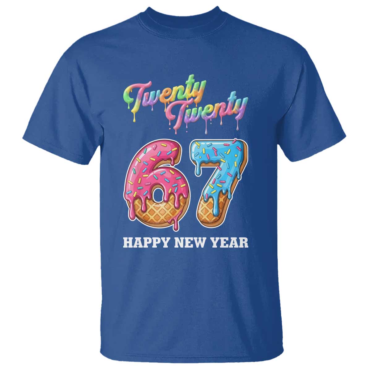 67 Six Seven Meme T Shirt New Year 2026 Ice Cream Drip - Wonder Print Shop