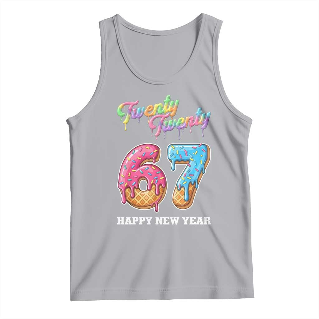 67 Six Seven Meme Tank Top New Year 2026 Ice Cream Drip - Wonder Print Shop