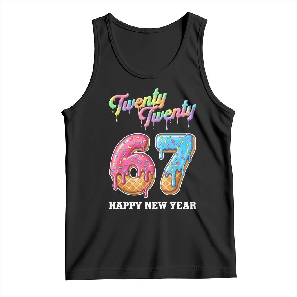 67 Six Seven Meme Tank Top New Year 2026 Ice Cream Drip - Wonder Print Shop