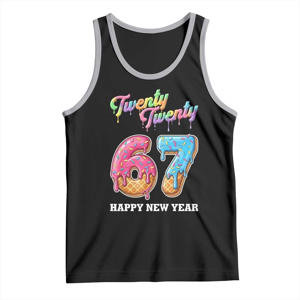 67 Six Seven Meme Tank Top New Year 2026 Ice Cream Drip - Wonder Print Shop