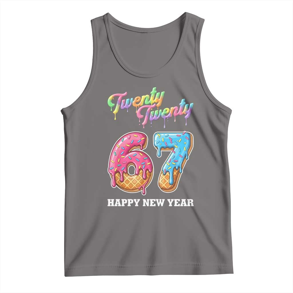 67 Six Seven Meme Tank Top New Year 2026 Ice Cream Drip - Wonder Print Shop