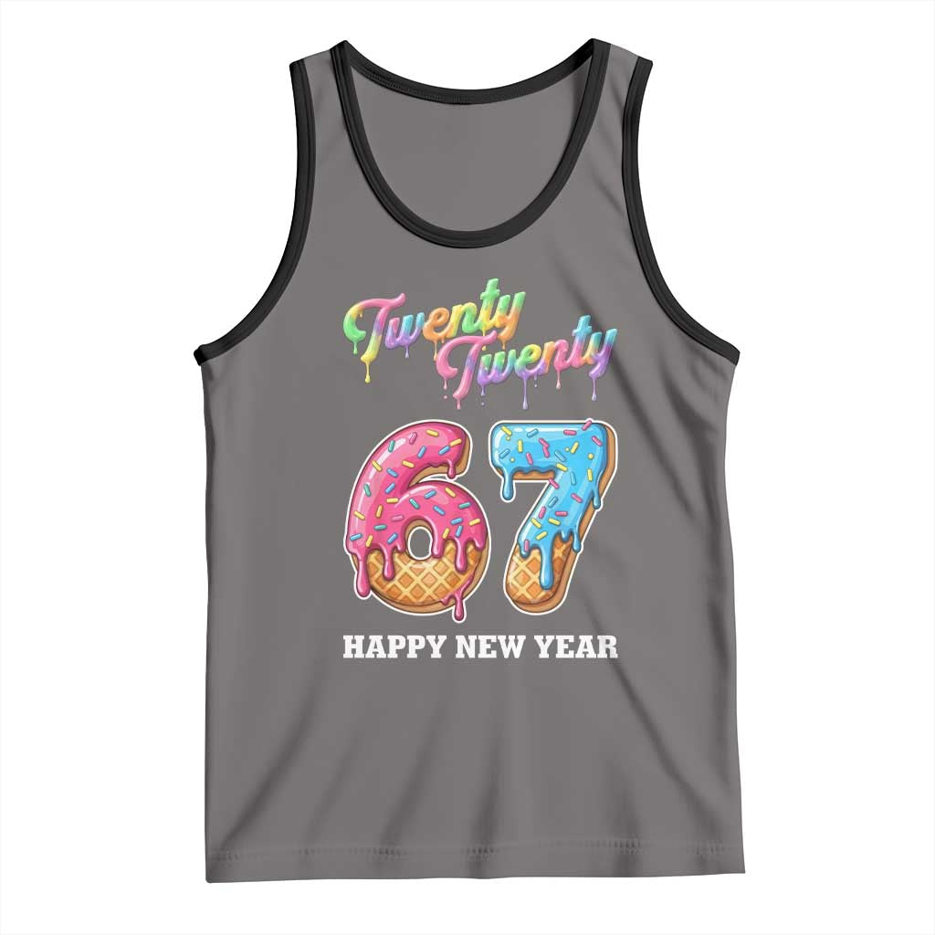 67 Six Seven Meme Tank Top New Year 2026 Ice Cream Drip - Wonder Print Shop