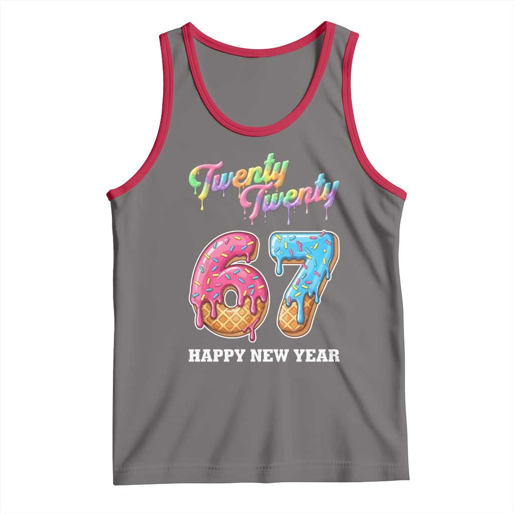 67 Six Seven Meme Tank Top New Year 2026 Ice Cream Drip - Wonder Print Shop