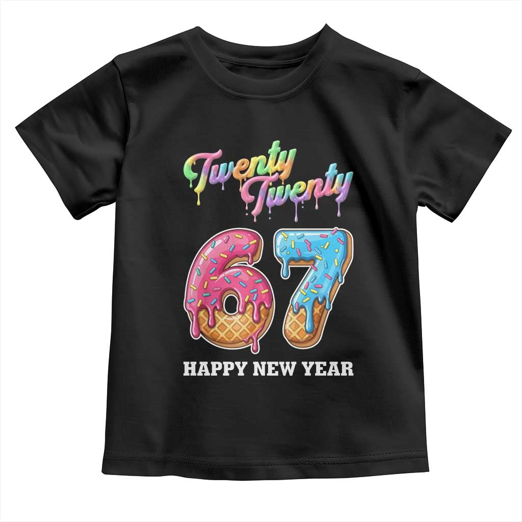 67 Six Seven Meme Toddler T Shirt New Year 2026 Ice Cream Drip - Wonder Print Shop