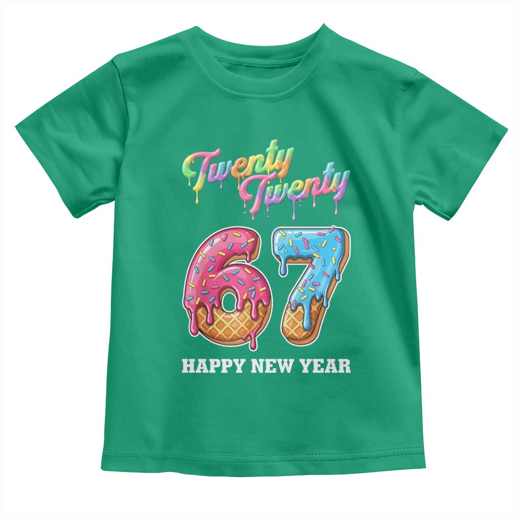 67 Six Seven Meme Toddler T Shirt New Year 2026 Ice Cream Drip - Wonder Print Shop