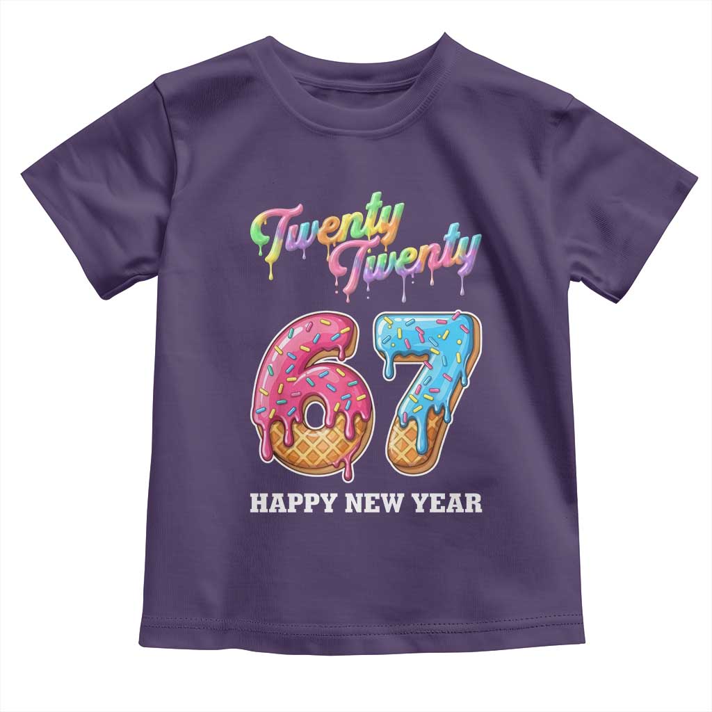 67 Six Seven Meme Toddler T Shirt New Year 2026 Ice Cream Drip - Wonder Print Shop