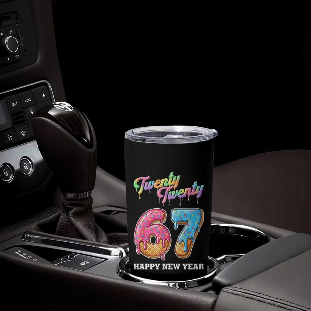67 Six Seven Meme Tumbler Cup New Year 2026 Ice Cream Drip - Wonder Print Shop