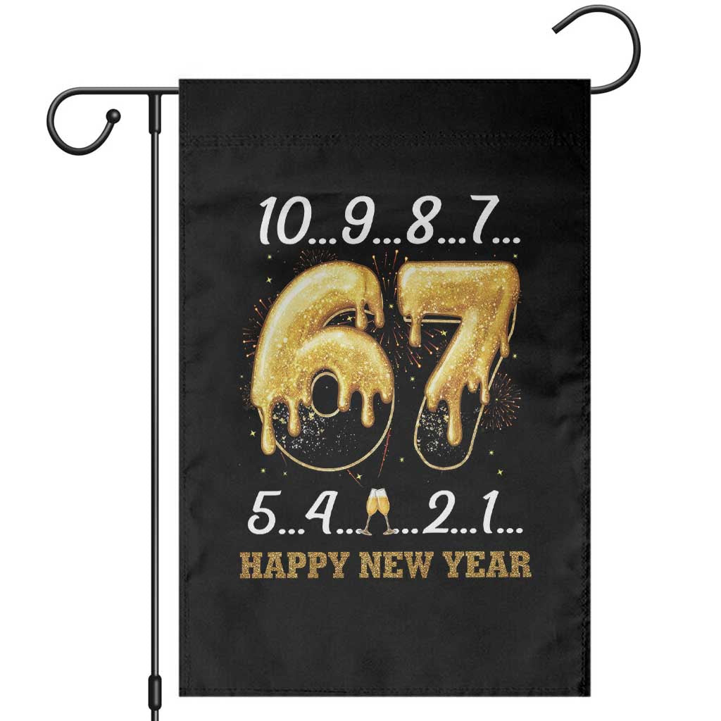 67 Six Seven Meme Garden Flag Happy New Year 2026 - Wonder Print Shop