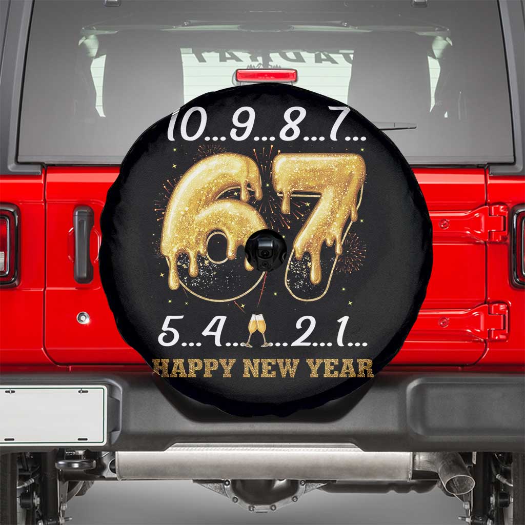 67 Six Seven Meme Spare Tire Cover Happy New Year 2026 - Wonder Print Shop