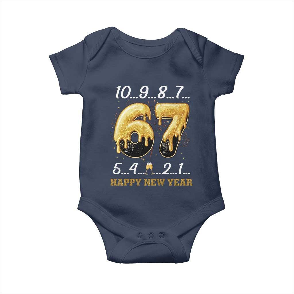 67 Six Seven Meme Baby Onesie Happy New Year 2026 - Wonder Print Shop