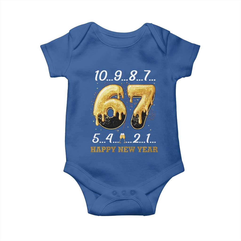 67 Six Seven Meme Baby Onesie Happy New Year 2026 - Wonder Print Shop