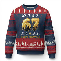 67 Six Seven Meme Ugly Christmas Sweater Happy New Year 2026 - Wonder Print Shop