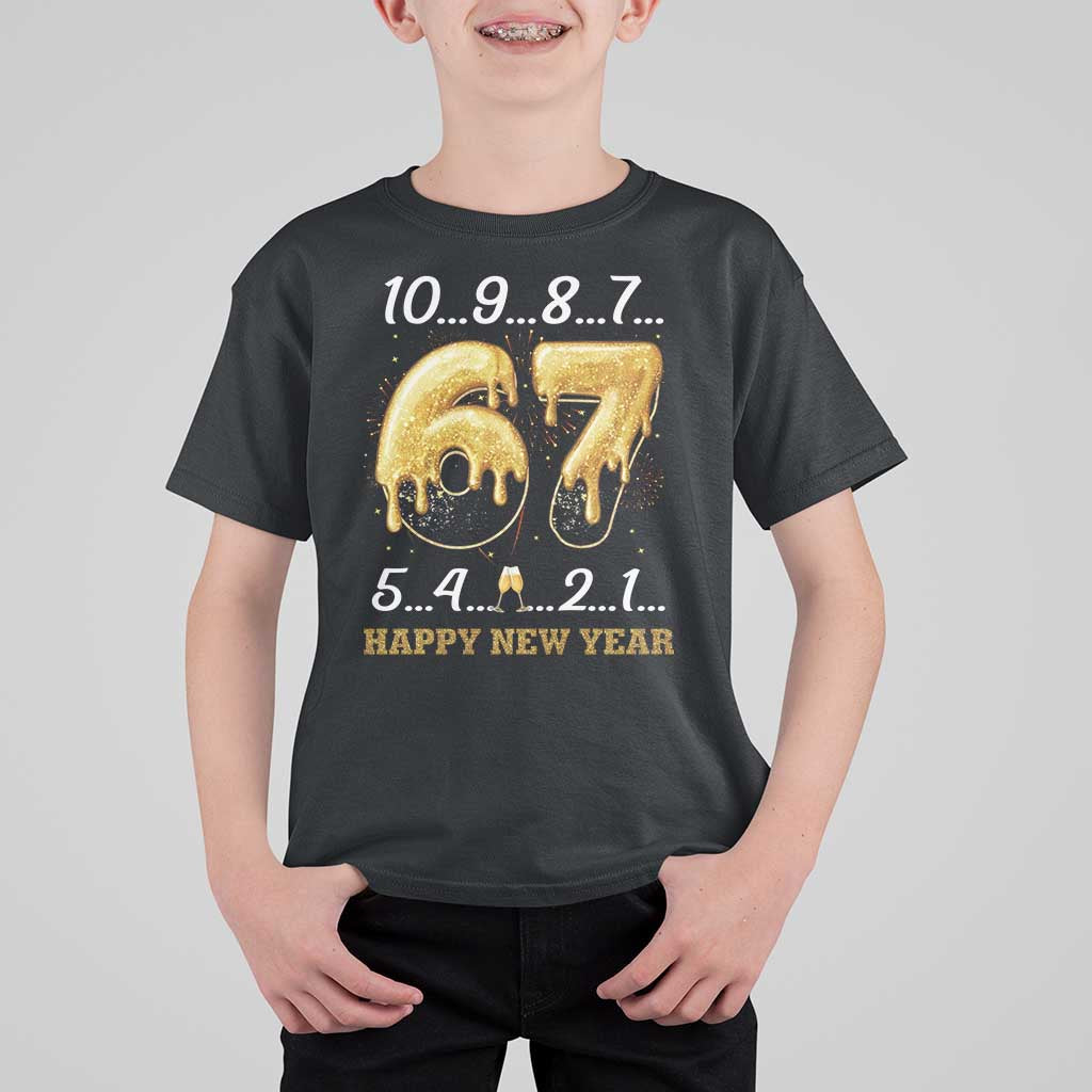 67 Six Seven Meme T Shirt For Kid Happy New Year 2026 - Wonder Print Shop