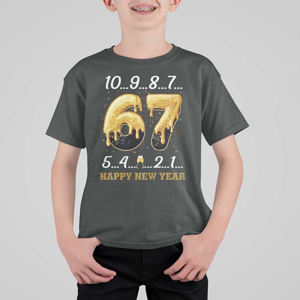 67 Six Seven Meme T Shirt For Kid Happy New Year 2026 - Wonder Print Shop