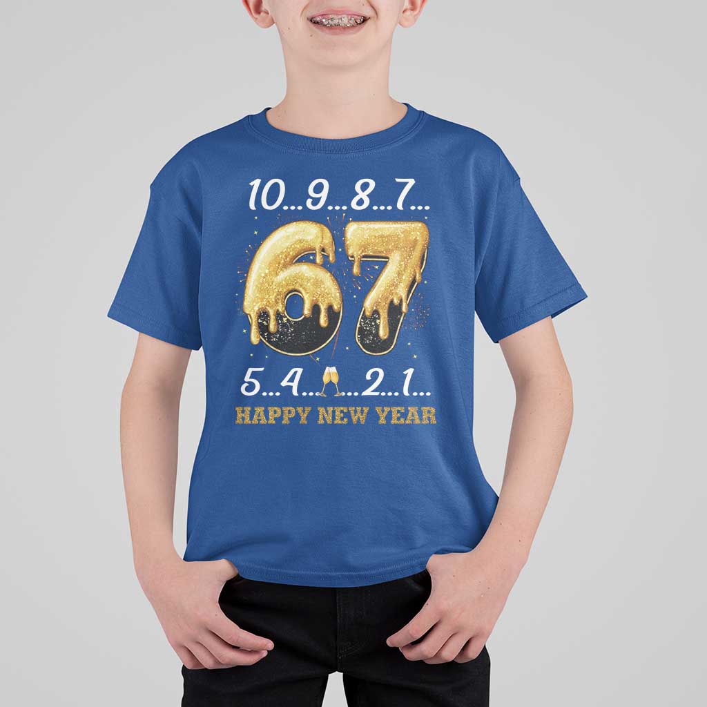 67 Six Seven Meme T Shirt For Kid Happy New Year 2026 - Wonder Print Shop