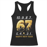 67 Six Seven Meme Racerback Tank Top Happy New Year 2026 - Wonder Print Shop