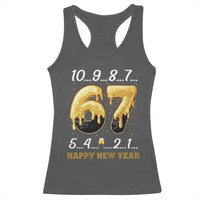 67 Six Seven Meme Racerback Tank Top Happy New Year 2026 - Wonder Print Shop