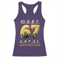 67 Six Seven Meme Racerback Tank Top Happy New Year 2026 - Wonder Print Shop