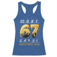 67 Six Seven Meme Racerback Tank Top Happy New Year 2026 - Wonder Print Shop